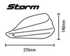 Barkbusters Storm Handskydd med 22 mm fäste