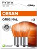 Osram Original PY21W 12V lampor par (BAU15s)