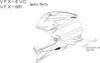 Shoei VFX-WR/ WR 06 takatiiviste