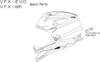 Shoei VFX-WR/ WR 06 poistoaukon tiiviste