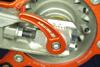 Scar Rear Axle Pull- Ktm Husqvarna Gasgas - Orange color