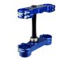 Scar Triple Clamps - Offset 22Mm Blue