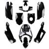 Complete Plastic Kit Black Vivacity 3 08->