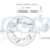 Doppler Chain Sprocket Kit 13 X 53 - 428