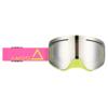 AMOQ Vision Vent+ magnetiska goggles rosa/neongul (silverspegelglas)