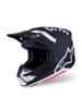 Alpinestars S-M7 crossikypärä musta/ valko