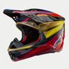 Alpinestars S-M10 hjälm Röd/Guld