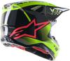 Alpinestars S-M10 crossikypärä neon kelt.
