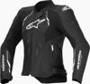 Alpinestars Dusk Skinnjacka för Dam Svart/Vit