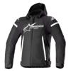 Alpinestars Zaca WP ajotakki musta/valkoinen