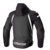 Alpinestars Zaca WP ajotakki musta/valkoinen