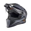 Amoq Adaptor Helmet W/ Electric Visor Grey 