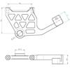 Accossato Brake Flange Rear H-D Touring '18-25