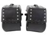 Hepco Leather Bag Set Ivory Black C-Bow