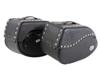 Hepco Leather Bag Set Ivory Black C-Bow