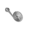 Highsider Handlebar End Mirror Classic, Chrome-Pla