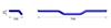 LSL SUPERBIKE FLAT ohj.t. 22,2mm (7/8") alu mattam