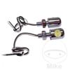 Mini LED-skyltlykta krom