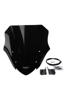 MRA Vindruta Racing Svart Z 650 17-
