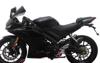 MRA Vindruta Racing Svart YZF R125