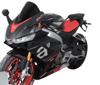 Mra vindruta Racing svart Rs 660