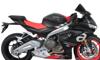 Mra vindruta Racing svart Rs 660