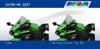 MRA Vindruta Racing Svart ZX 10 R /RR