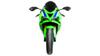 MRA katelasi Racing musta ZX-6R NINJA