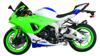 MRA katelasi Racing musta ZX-6R NINJA