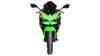 MRA Vindruta Racing Svart Ninja 500 SE