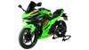 MRA Vindruta Racing Svart Ninja 500 SE