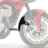 Pyramid Extra etulokasuojan jatke mattamusta (Moto Guzzi V100 Mandello '22-26)