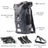 Pyramid Drypak 35L vedenpitävä reppu