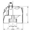 Accossato radiaali jarrusatula vasen 84mm