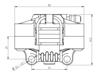 Accossato Rear Brake Caliper 45Mm