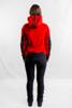 Spidi Hoodie Armor Light naisten ajohuppari punainen