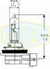 Strålkastarlampa Halogen H9 12V 65W (Pgj19-5)